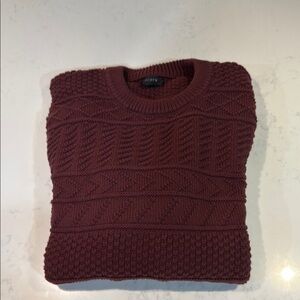 J. Crew Men's Maroon Sweater